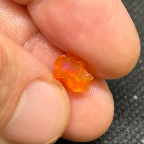 Mexican Rough Fire Opal Cutters Full Of Hidden Colors Uncut Raw Loose - Picture 15 of 15